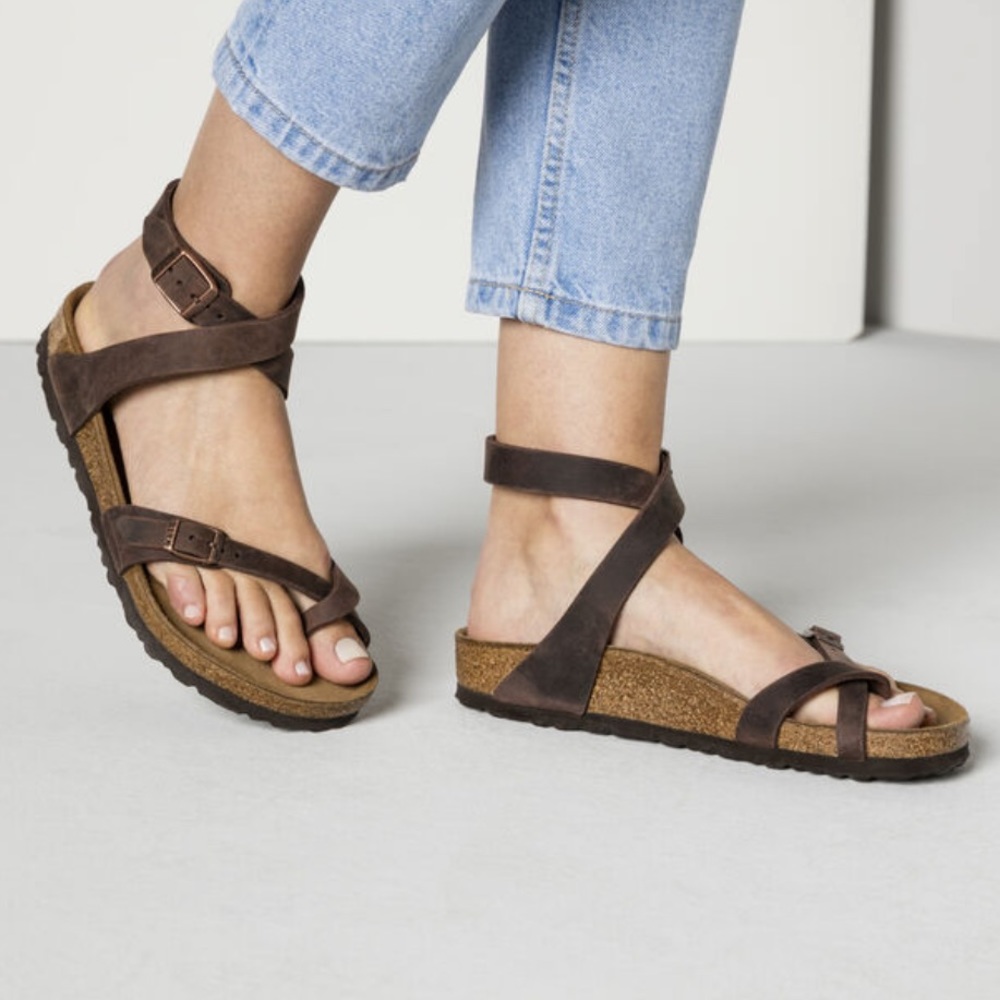 Birkenstock Yara Oiled Leather Sandals